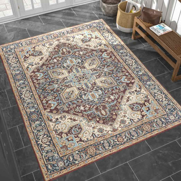 Tyse Area Rugs Antiquity 8'10"x12'2" Red AQY1000