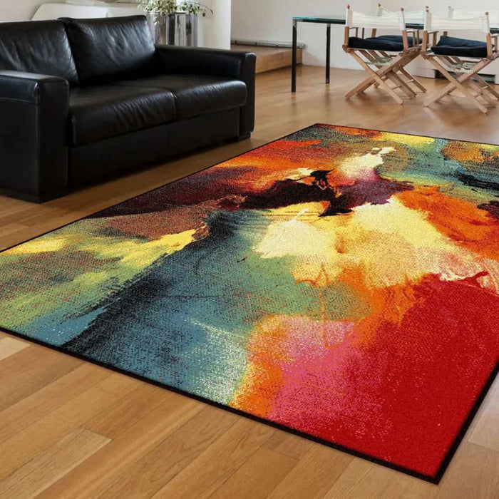 Tyse Area Rugs Avon 7'10"x10'3" Multi-Color AVN1701
