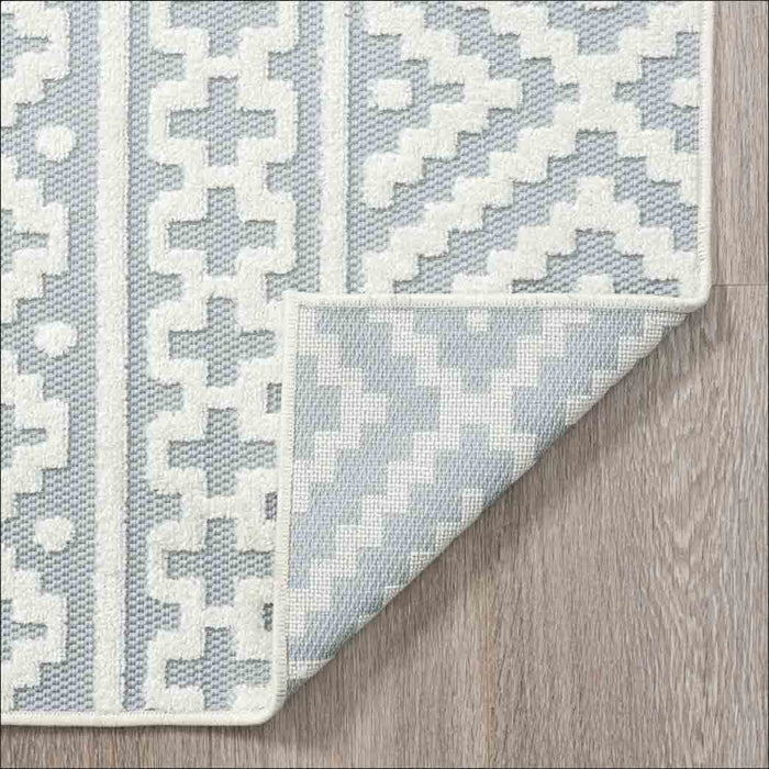 Tyse Area Rugs Breeze Blue BRZ1106 backing