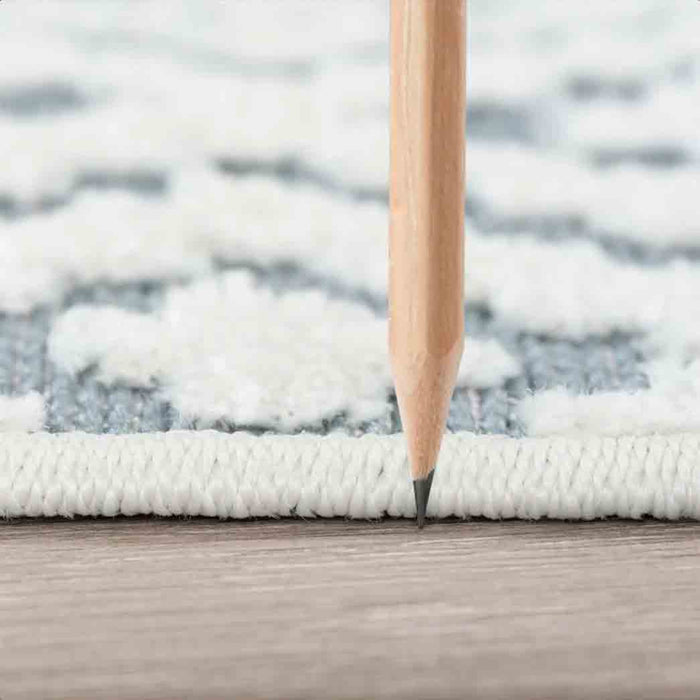 Tyse Area Rugs Breeze Blue BRZ1106 thick pic