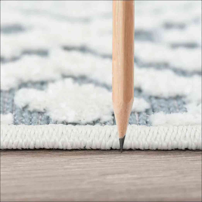 Tyse Area Rugs Breeze Blue BRZ1306 thick pic