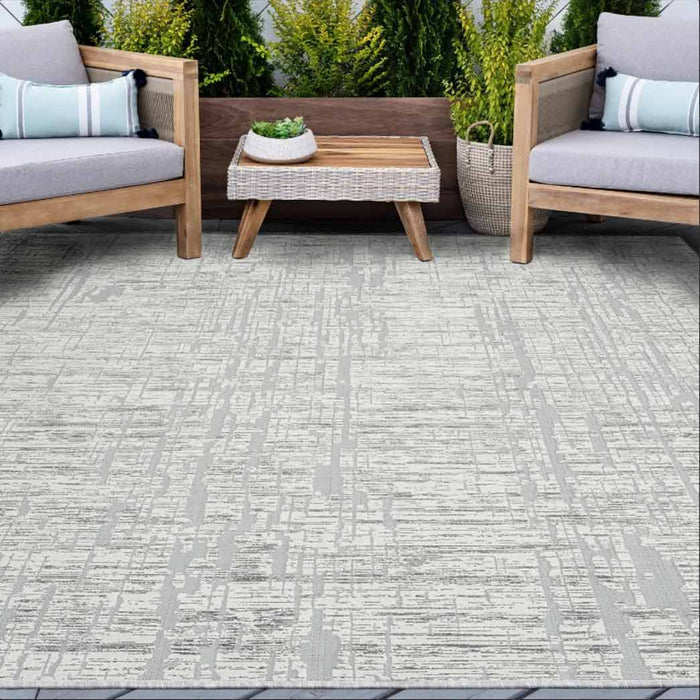 Tyse Area Rugs Breeze Gray BRZ1209 5'7"x7'3"