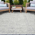 Tyse Area Rugs Breeze Gray BRZ1209 5'7"x7'3"
