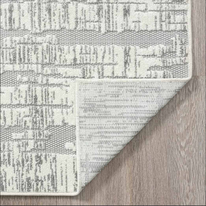 Tyse Area Rugs Breeze Gray BRZ1209 backing