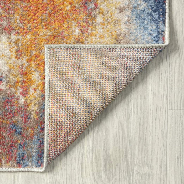 Tyse Area Rugs Chelsea Multi-Color CHL1001 backing