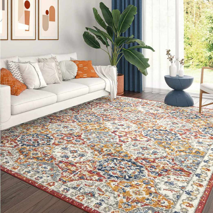 Tyse Area Rugs Chelsea 5'3"x7'3" Multi-Color CHL1100