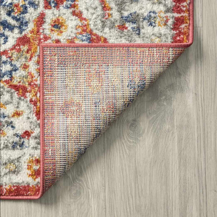Tyse Area Rugs Chelsea Multi-Color CHL1100 backing