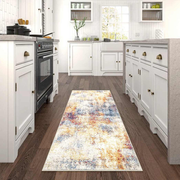Tyse Area Rugs Chelsea 2'3"x7'3" Multi-Color CHL1301
