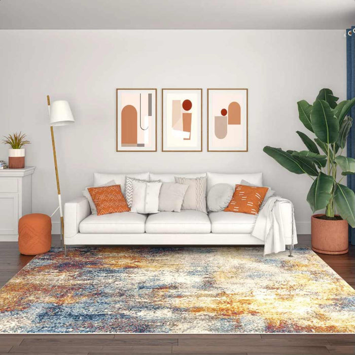 Tyse Area Rugs Chelsea 8'10"x12'2" Multi-Color CHL1301