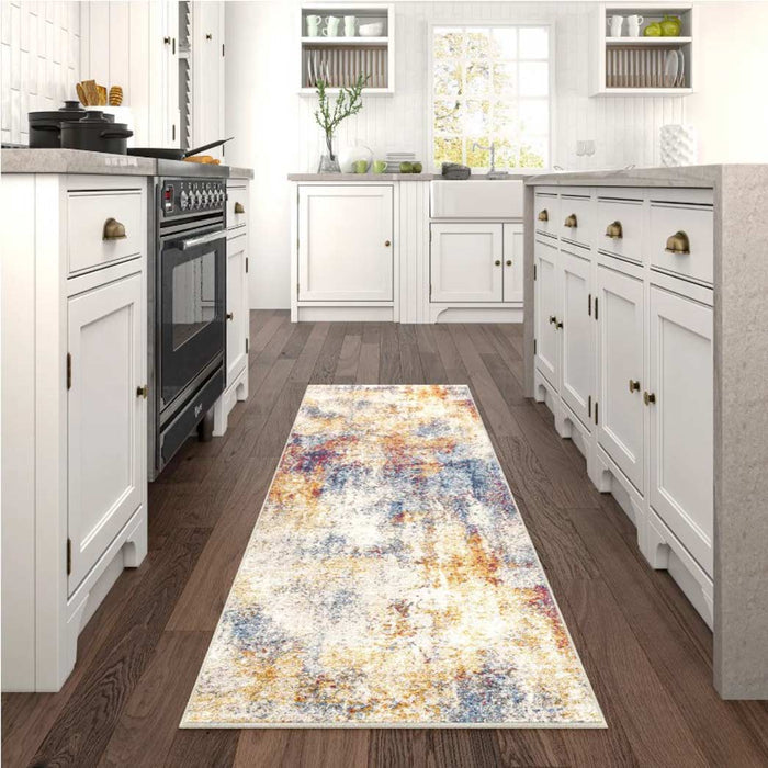 Tyse Area Rugs Chelsea 2'3"x7'3" Multi-Color CHL1401