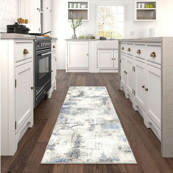 Tyse Area Rugs Chelsea 2'3"x7'3" Navy CHL1007