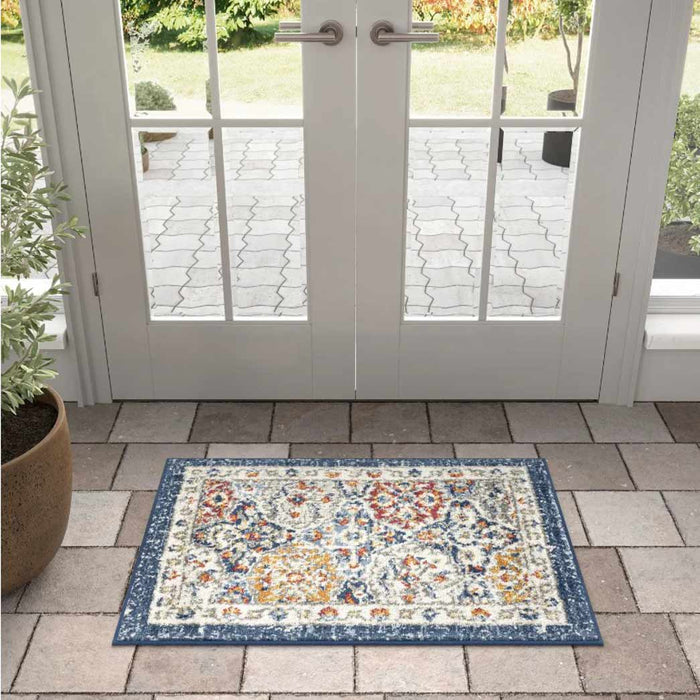 Tyse Area Rugs Chelsea 2'x3' Navy CHL1107