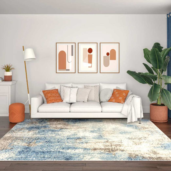 Tyse Area Rugs Chelsea 8'10"x12'2" Navy CHL1307