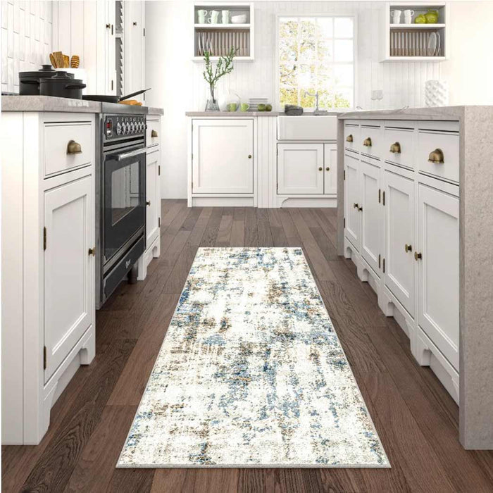Tyse Area Rugs Chelsea 2'3"x7'3" Navy CHL1407