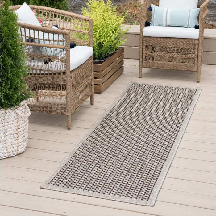Tyse Area Rugs Denver 2'3"x7'3" Beige DEN1003