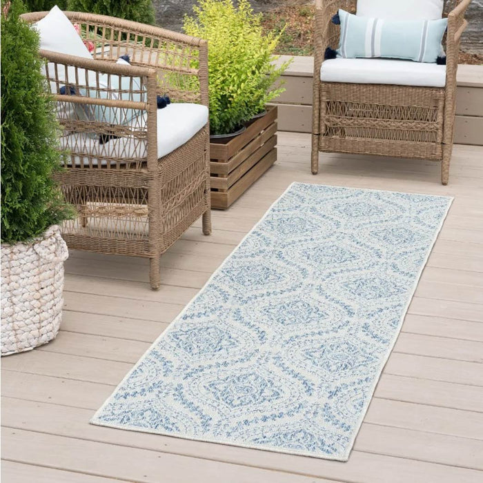 Tyse Area Rugs Denver 2'3"x7'3" Cream DEN1100
