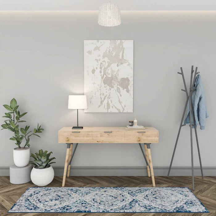 Tyse Area Rugs Diamond 2'3"x7'3" Blue DIA1301