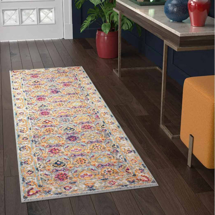 Tyse Area Rugs Dynamic 2'2"x7'3" Gray DYN1309