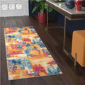 Tyse Area Rugs Dynamic 2'3"x7'3" Multi-Color DYN1101