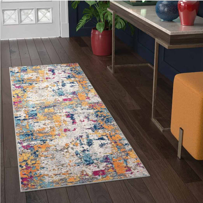 Tyse Area Rugs Dynamic 2'2"x7'3" Multi-Color DYN1201