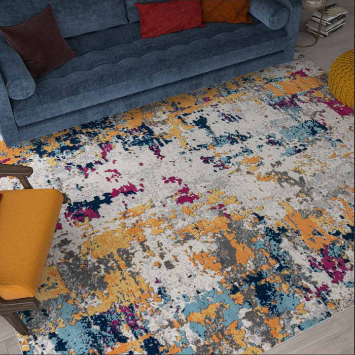 Tyse Area Rugs Dynamic 7'11"x10'3" Multi-Color DYN1201
