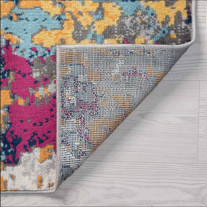 Tyse Area Rugs Dynamic Multi-Color DYN1201 backing