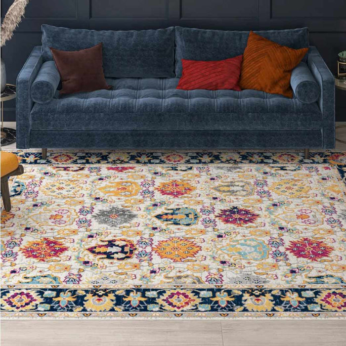 Tyse Area Rugs Dynamic 5'3"x7'3" Navy DYN1307