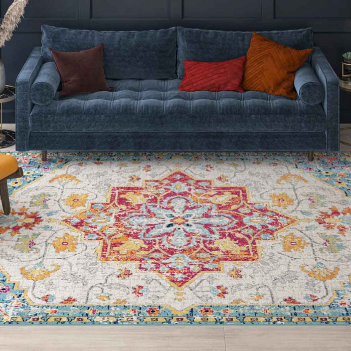 Tyse Area Rugs Dynamic 5'3"x7'3" Orange DYN1529