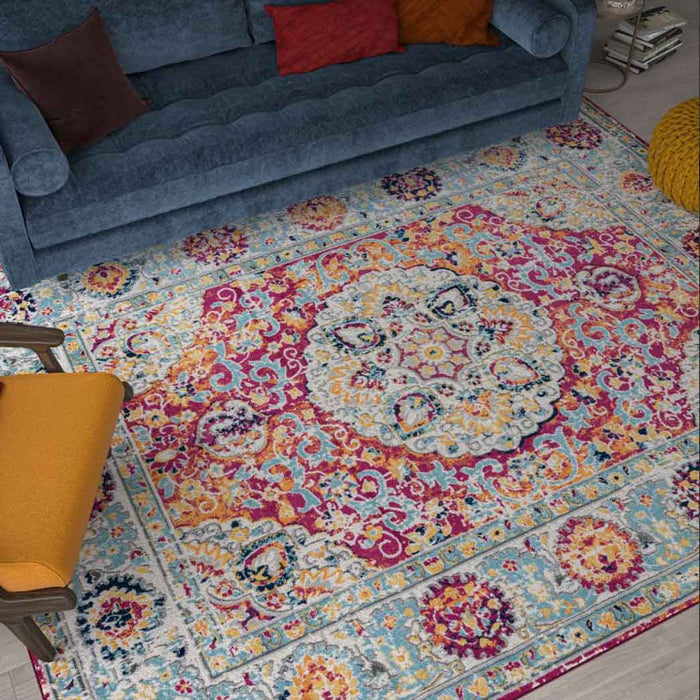 Tyse Area Rugs Dynamic 7'11"x10'3" Orange DYN1629