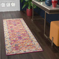 Tyse Area Rugs Dynamic 2'2"x7'3" Pink DYN1342