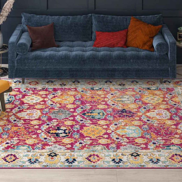 Tyse Area Rugs Dynamic 5'3"x7'3" Pink DYN1342