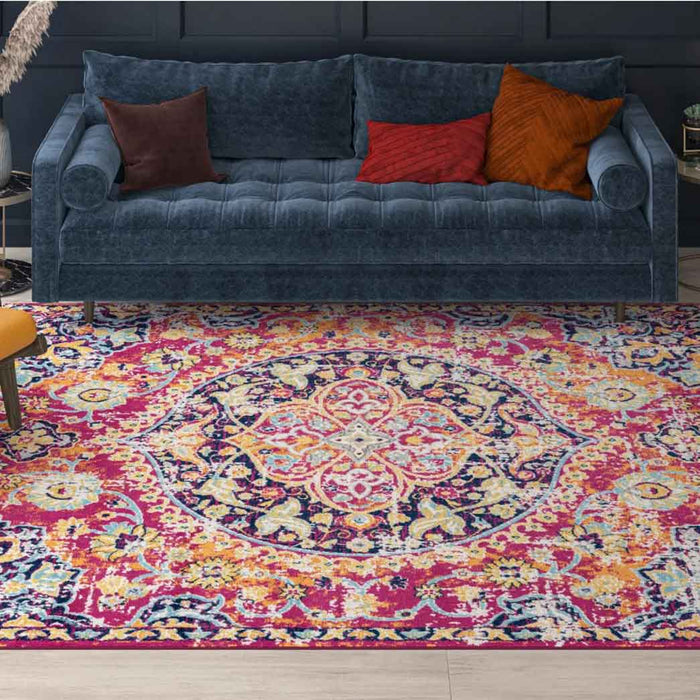 Tyse Area Rugs Dynamic 5'3"x7'3" Pink DYN1442