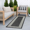 Tyse Area Rugs Eco 2'3"x7'3" Black ECO1000