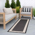 Tyse Area Rugs Eco 2'3"x7'3" Black ECO1100