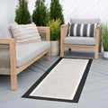 Tyse Area Rugs Eco 2'3"x7'3" Black ECO1200