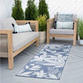 Tyse Area Rugs Eco 2'3"x7'3" Blue ECO1702