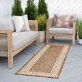 Tyse Area Rugs Eco 2'3"x7'3" Brown ECO1003