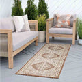 Tyse Area Rugs Eco 2'3"x7'3" Brown ECO1603