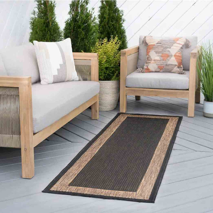 Tyse Area Rugs Eco 2'3"x7'3" Gold ECO1101