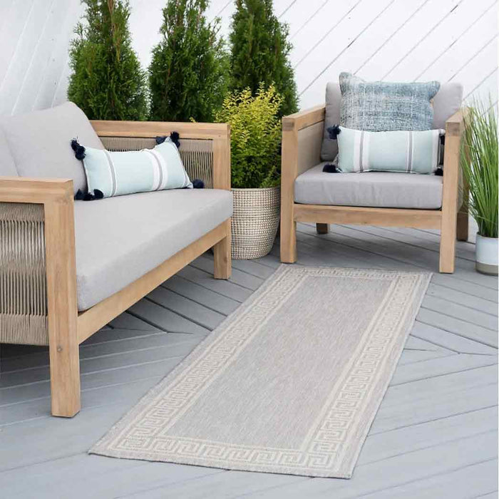 Tyse Area Rugs Eco 2'3"x7'3" Gray ECO1004