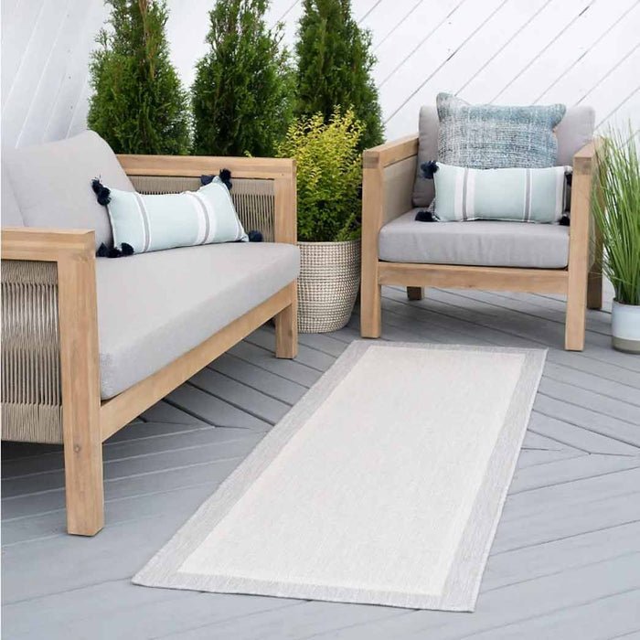 Tyse Area Rugs Eco 2'3"x7'3" Gray ECO1204