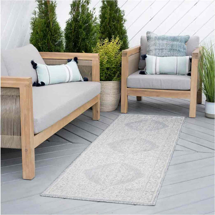 Tyse Area Rugs Eco 2'3"x7'3" Gray ECO1604