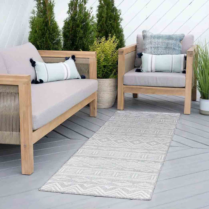 Tyse Area Rugs Eco 2'3"x7'3" Gray ECO2009