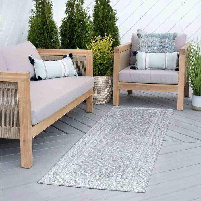 Tyse Area Rugs Eco 2'3"x7'3" Gray ECO2109