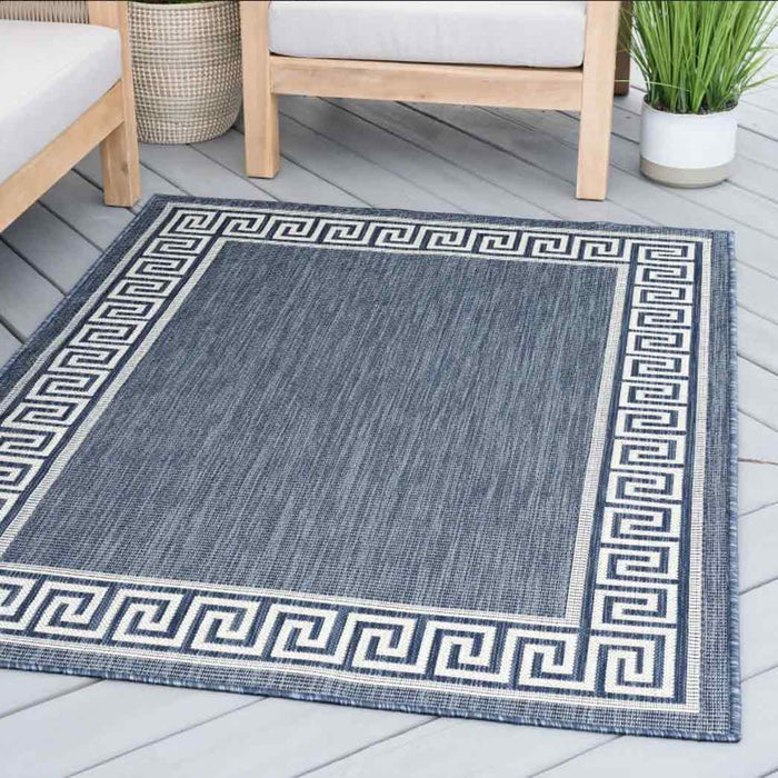Tyse Area Rugs Eco 5'3"x7'3" Navy ECO1005