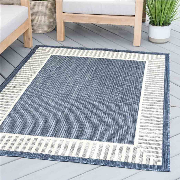 Tyse Area Rugs Eco 5'3"x7'3" Navy ECO1105