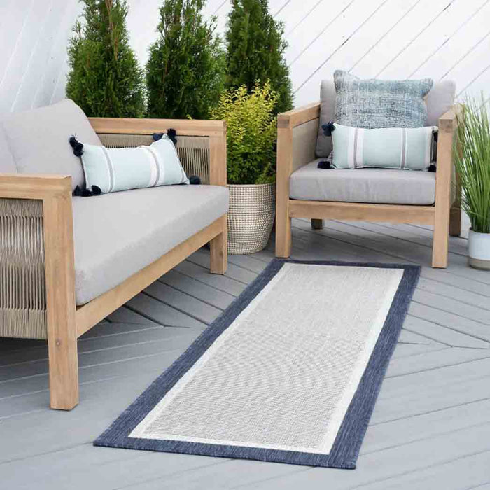 Tyse Area Rugs Eco 2'8"x9'10" Navy ECO1205