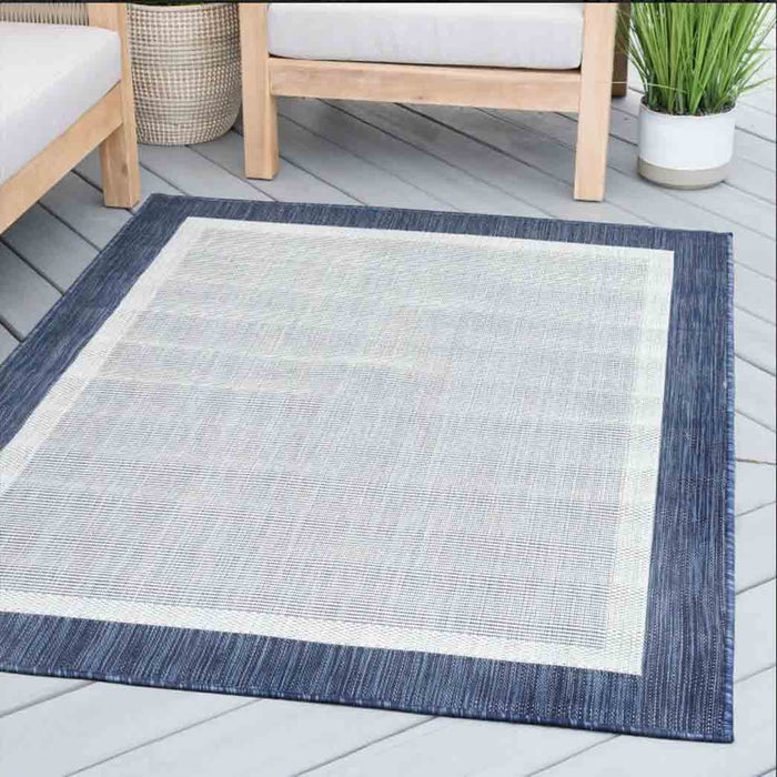 Tyse Area Rugs Eco 5'3"x7'3" Navy ECO1205