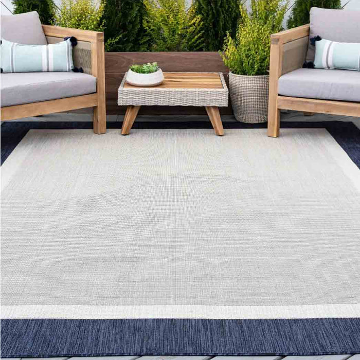 Tyse Area Rugs Eco 7'10"x10'2" Navy ECO1205