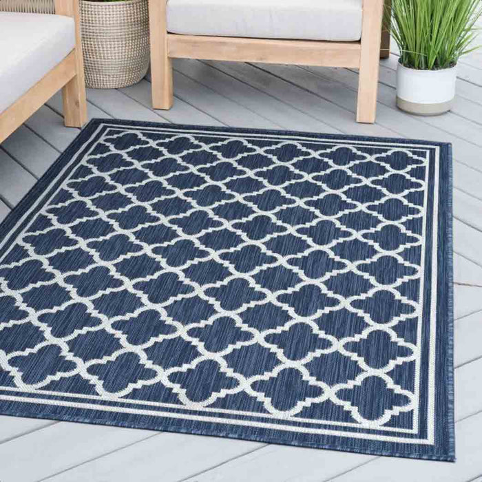 Tyse Area Rugs Eco 5'3"x7'3" Navy ECO1305